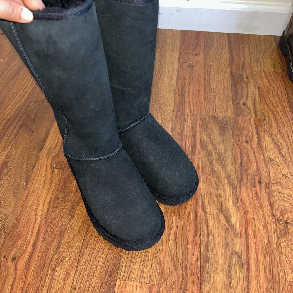 UGG Black Suede Boots